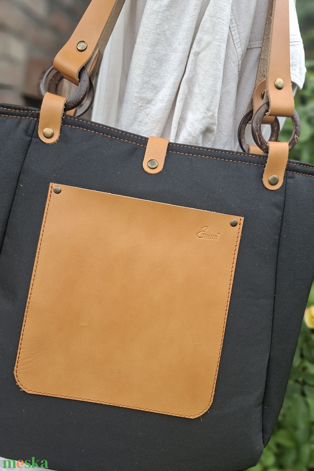 Táska.Enani shopper - táska & tok - kézitáska & válltáska - vállon átvethető táska - Meska.hu