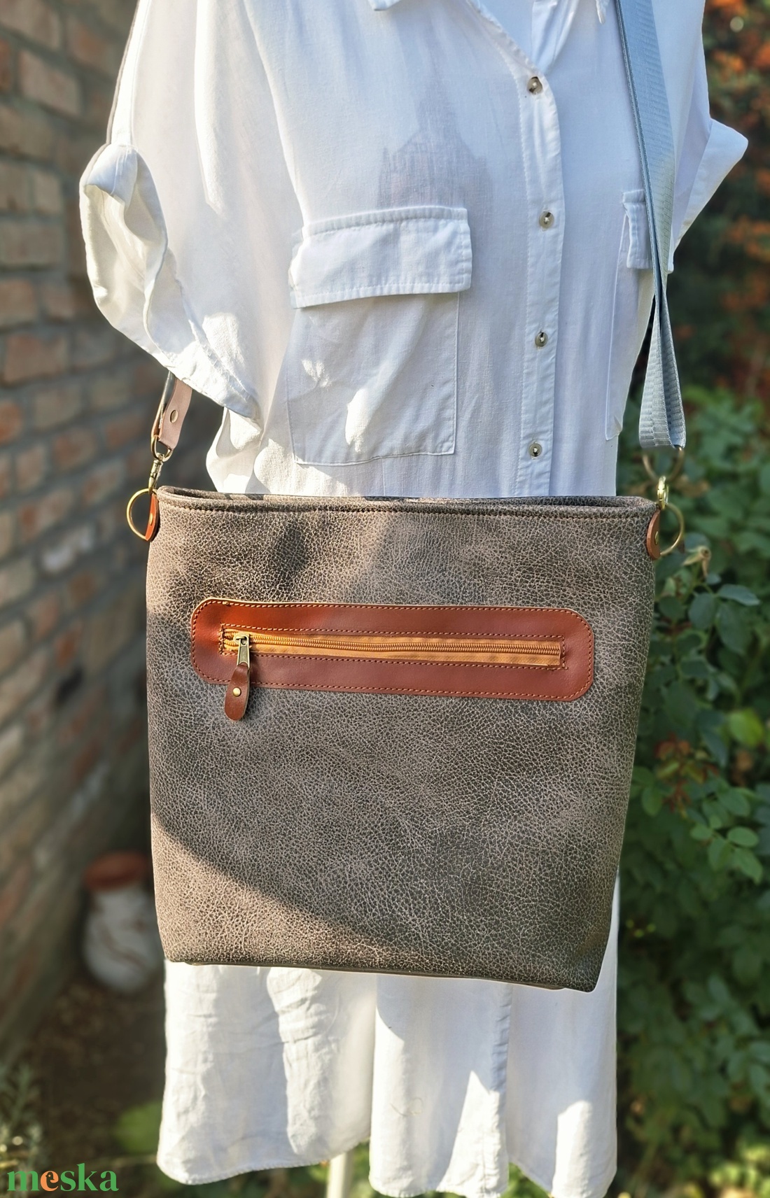 Táska.Enani shopper - táska & tok - kézitáska & válltáska - vállon átvethető táska - Meska.hu