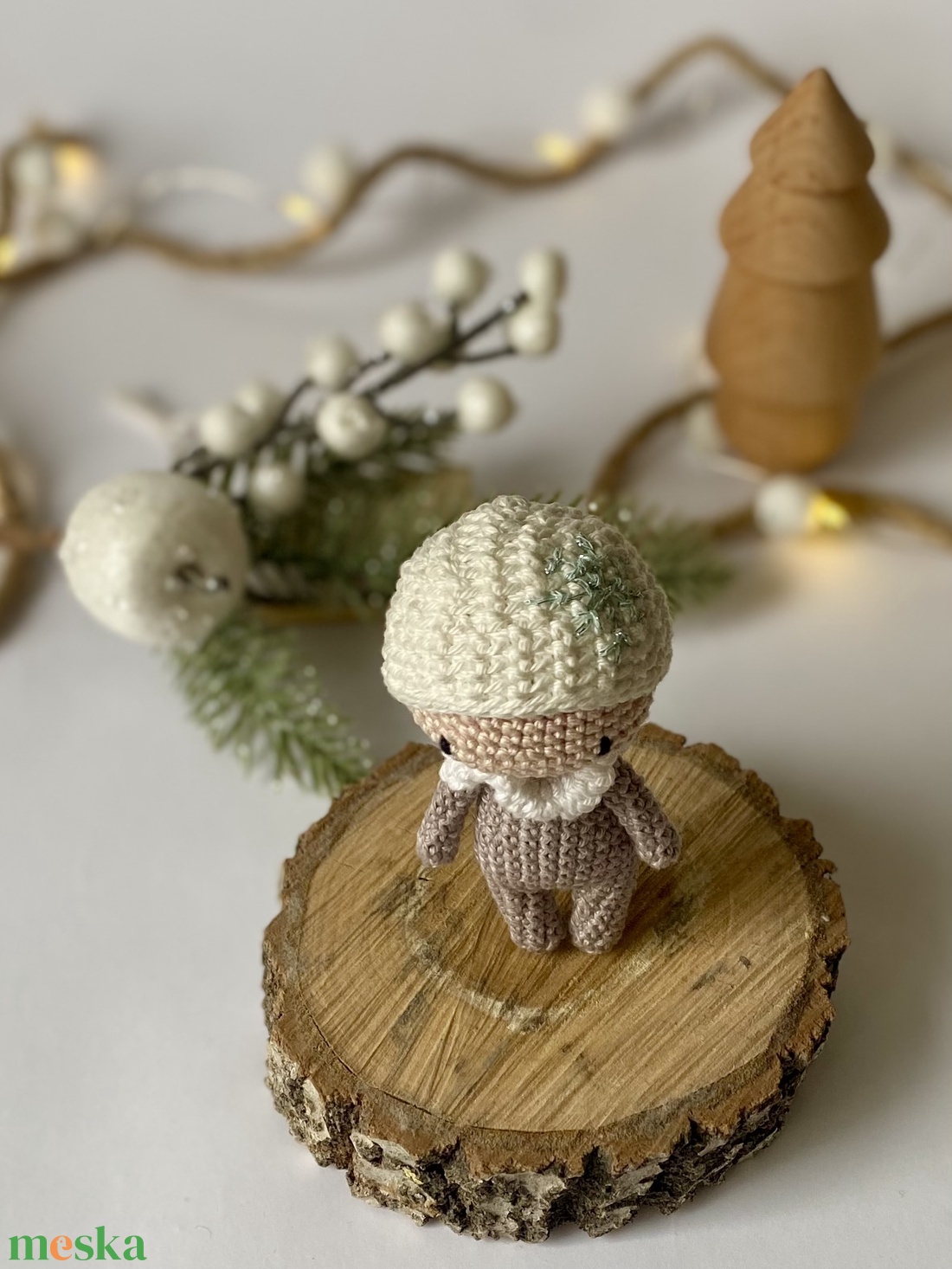 Mistral  horgolt téli baba / handmade winter doll (kesz termek) - játék & sport - baba & babaház - baba - Meska.hu