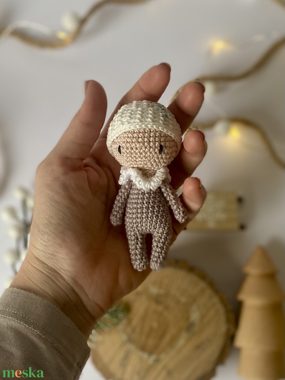 Mistral  horgolt téli baba / handmade winter doll (kesz termek) - játék & sport - baba & babaház - baba - Meska.hu