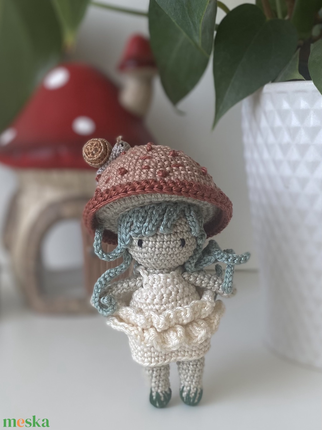 Moha, az őszi erdő gombalánya - játék & sport - baba & babaház - baba - Meska.hu