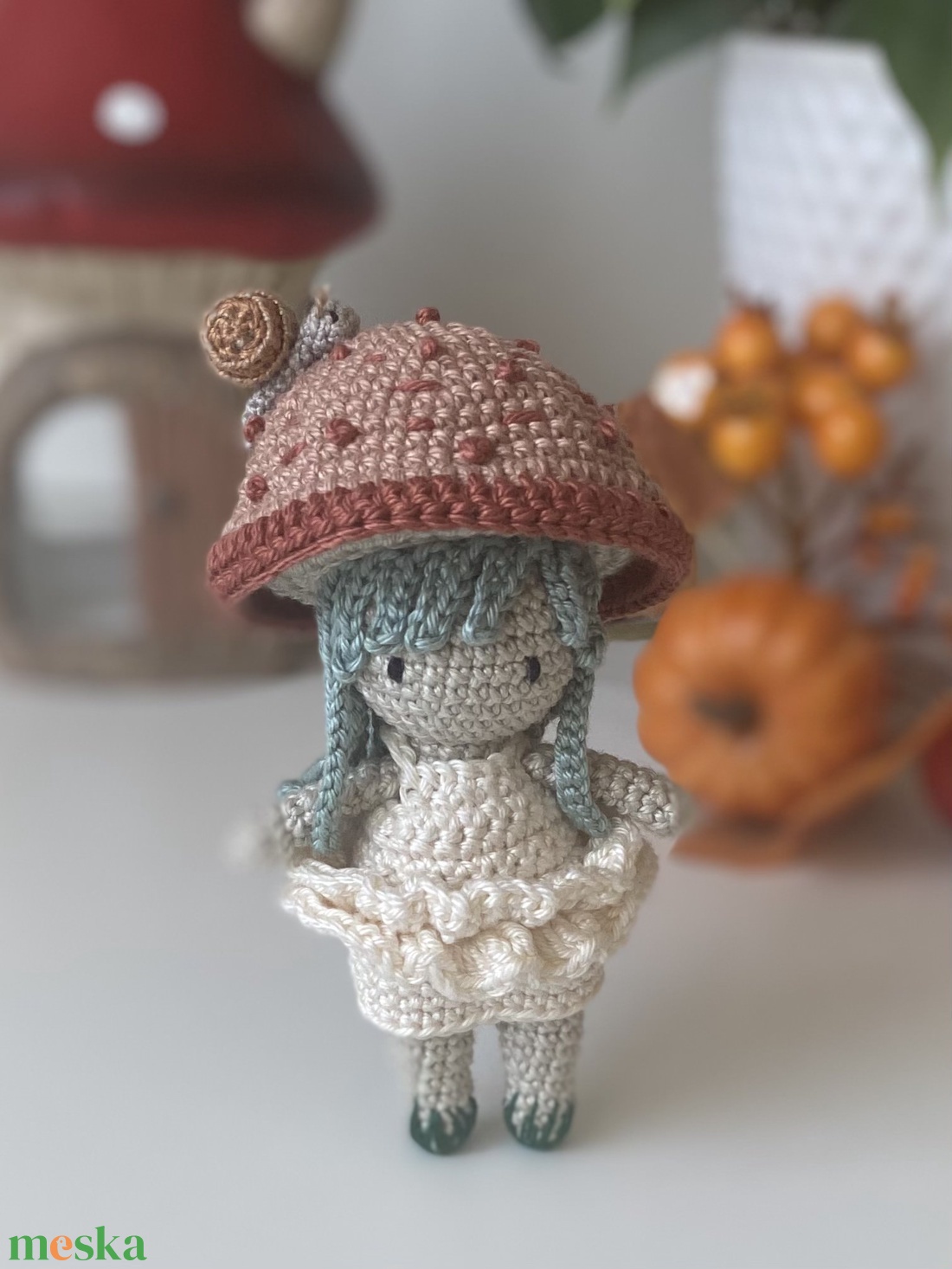 Moha, az őszi erdő gombalánya - játék & sport - baba & babaház - baba - Meska.hu