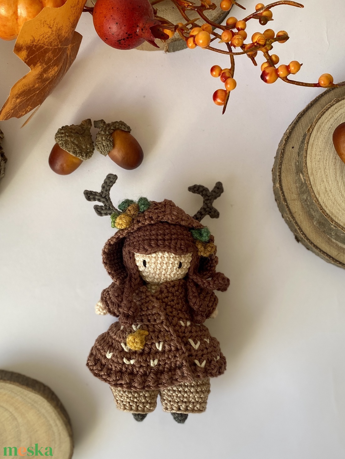 Rowan, a szarvas-lány - játék & sport - baba & babaház - baba - Meska.hu