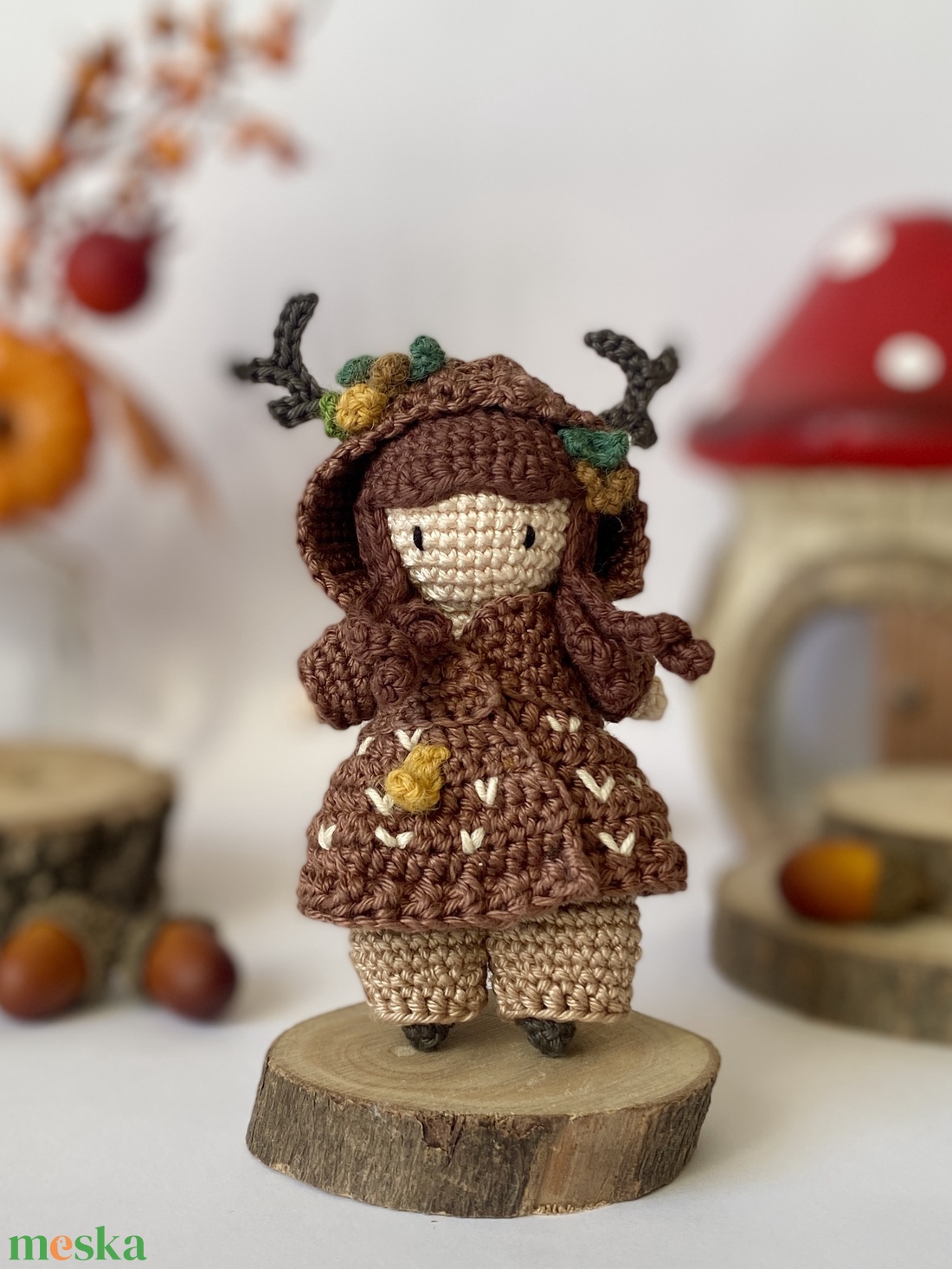 Rowan, a szarvas-lány - játék & sport - baba & babaház - baba - Meska.hu