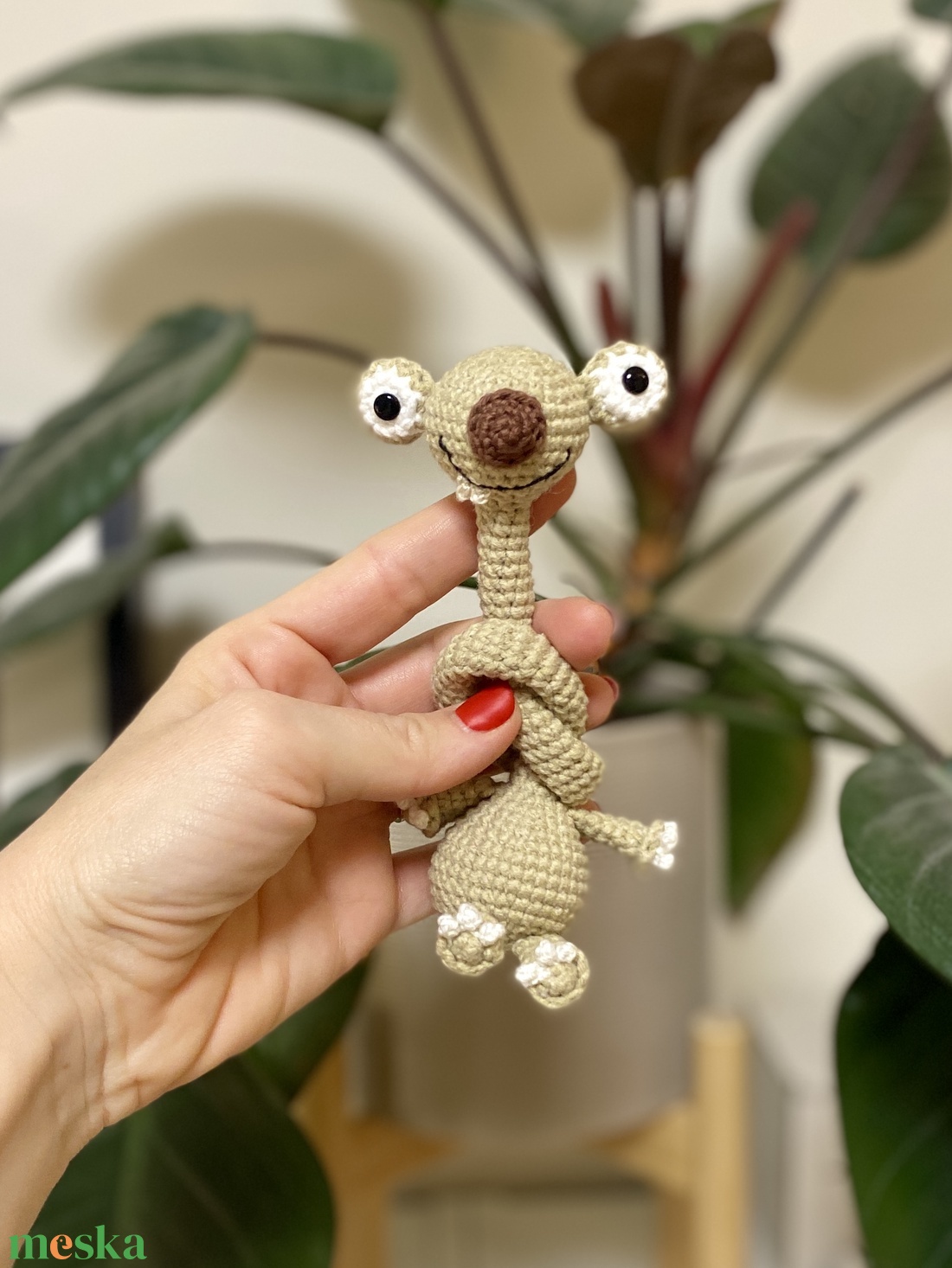 Jégkorszaki lajhár (Sid) - játék & sport - plüssállat & játékfigura - plüss mesefigurák - Meska.hu