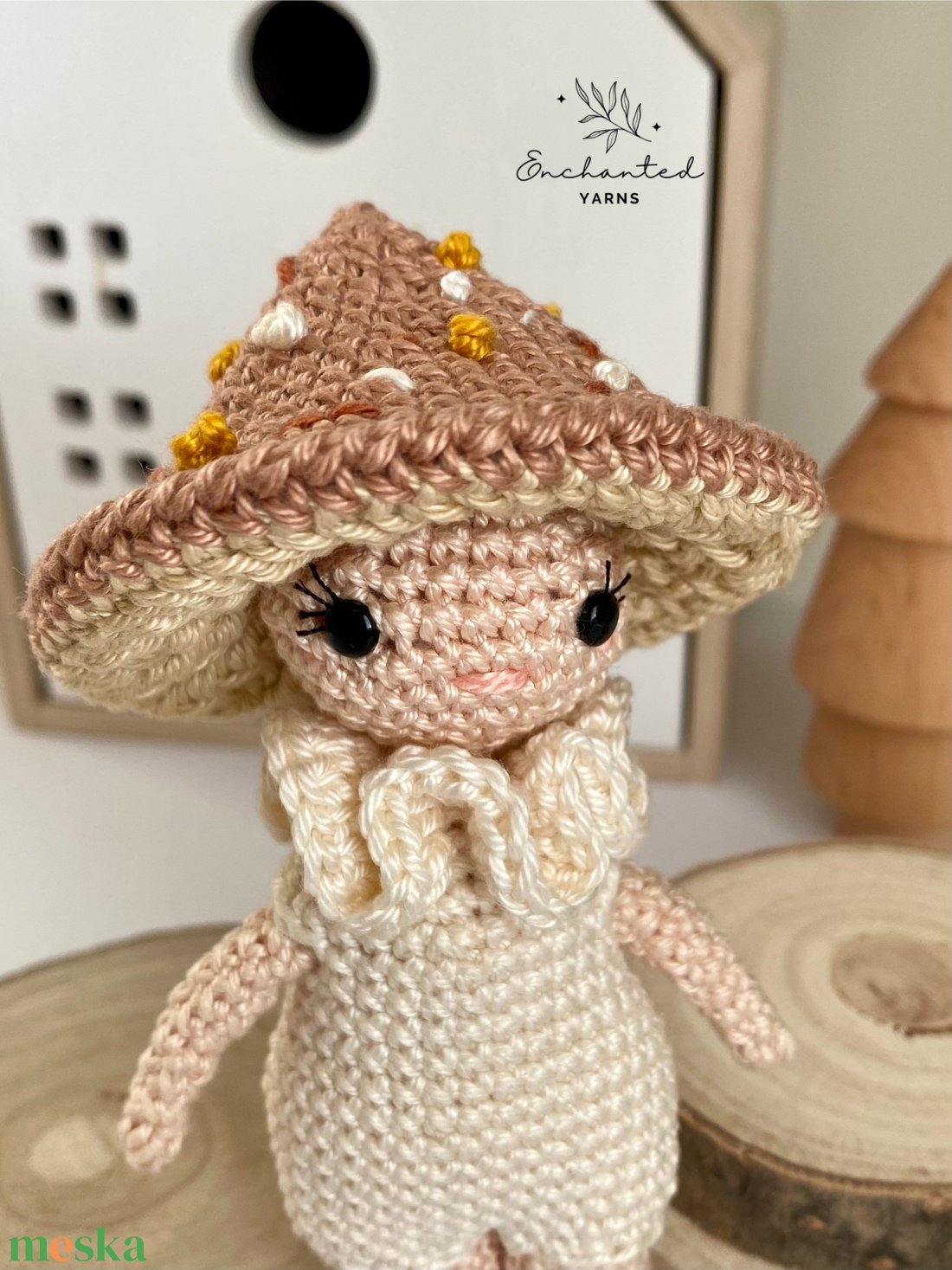 Tavaszi gombababa - játék & sport - baba & babaház - baba - Meska.hu