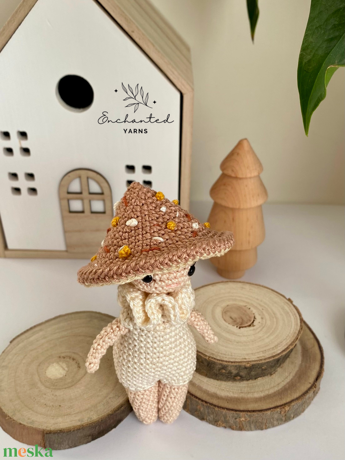 Tavaszi gombababa - játék & sport - baba & babaház - baba - Meska.hu