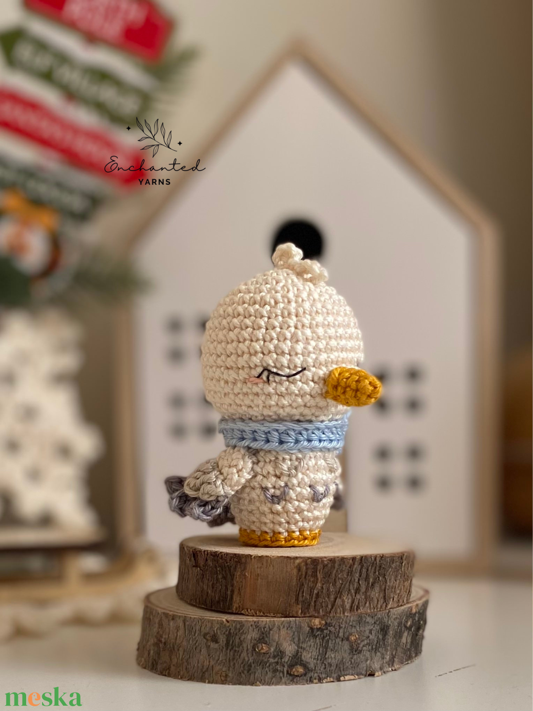 Horgolt gólya marokbaba - játék & sport - plüssállat & játékfigura - madár - Meska.hu