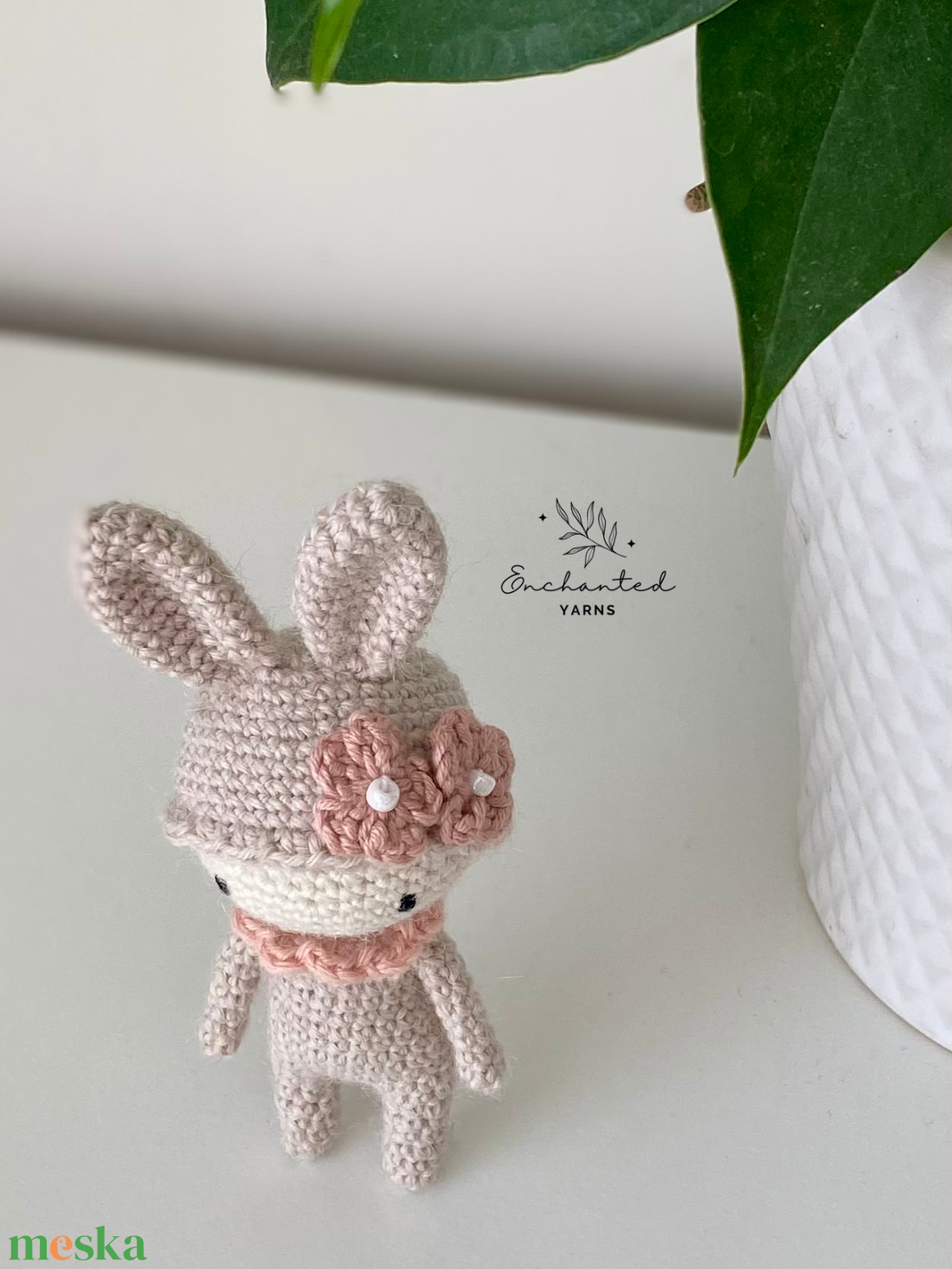 Hanna, a horgolt nyuszibaba - játék & sport - baba & babaház - baba - Meska.hu