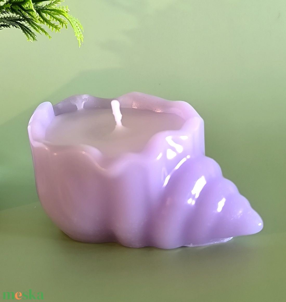 Kagyló gyertya - otthon & életmód - gyertya, illat, aroma - gyertya - Meska.hu