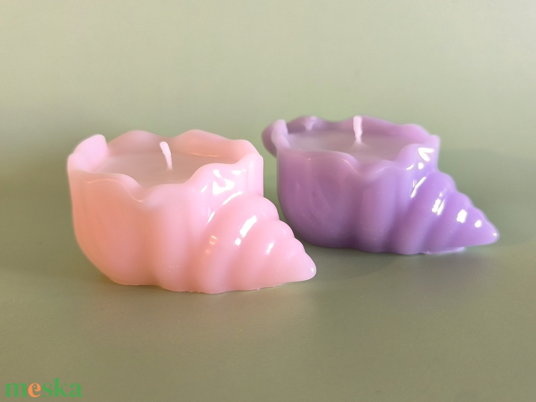 Kagyló gyertya - otthon & életmód - gyertya, illat, aroma - gyertya - Meska.hu