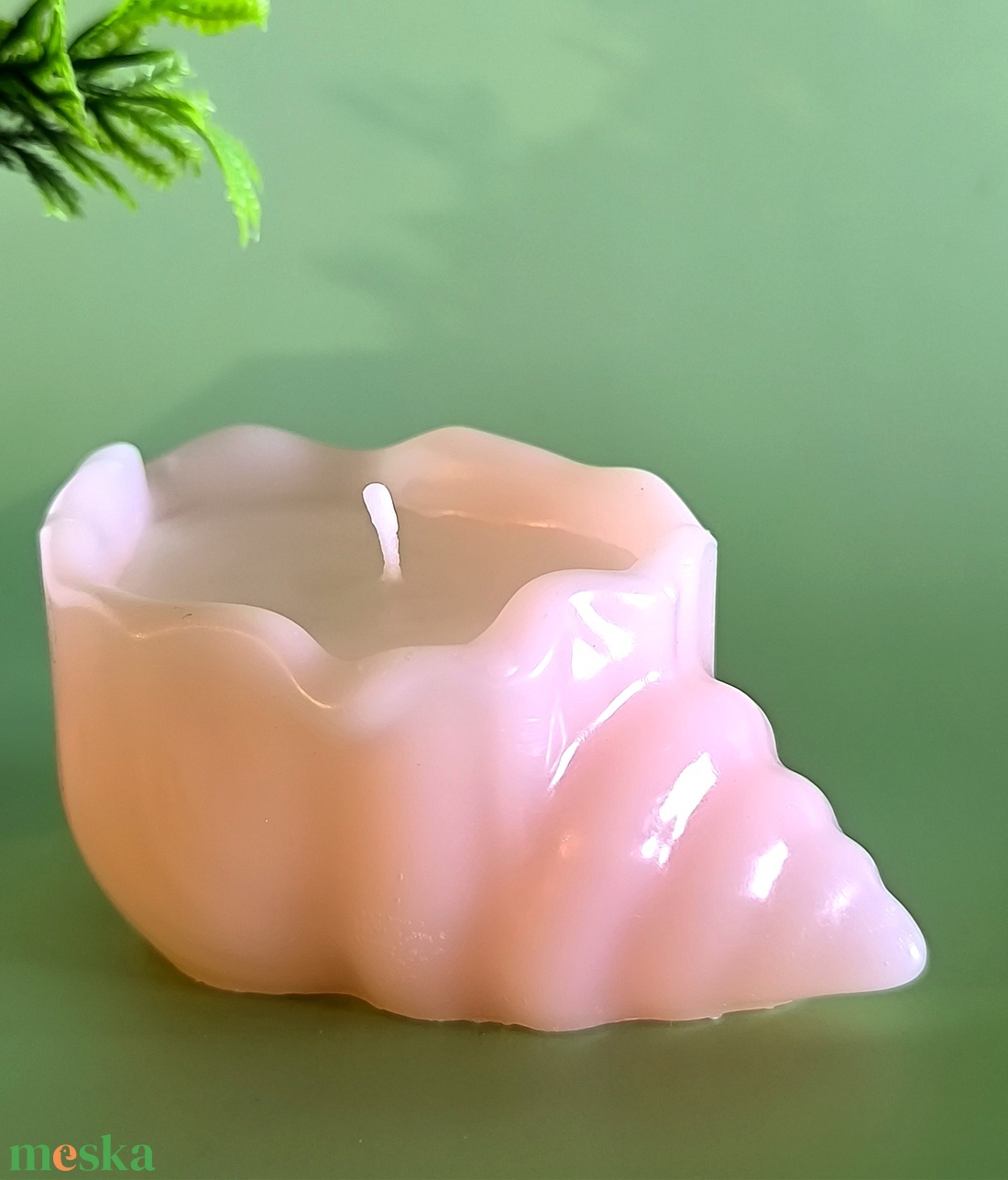 Kagyló gyertya - otthon & életmód - gyertya, illat, aroma - gyertya - Meska.hu