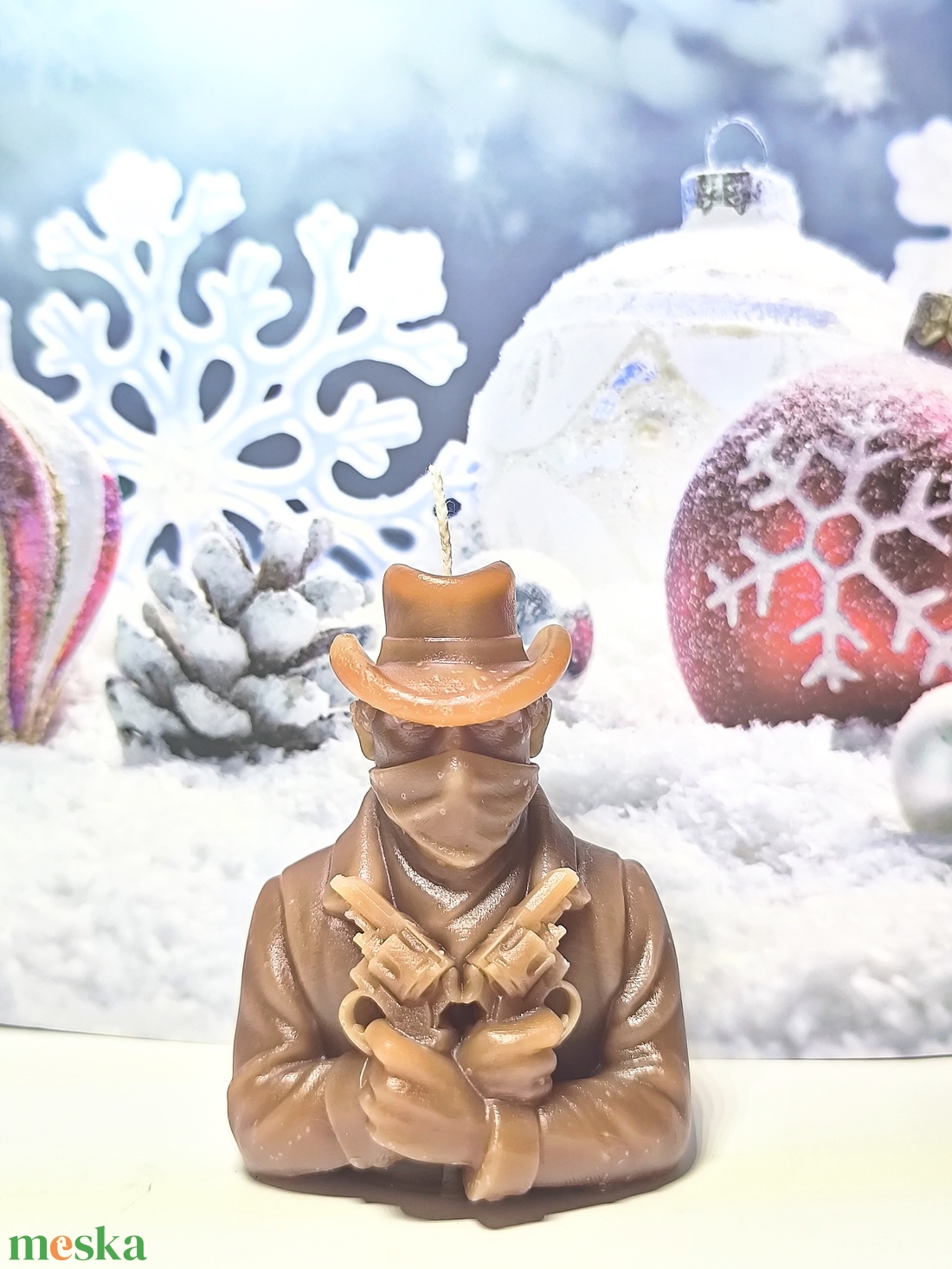 Cowboy gyertya - otthon & életmód - gyertya, illat, aroma - gyertya - Meska.hu