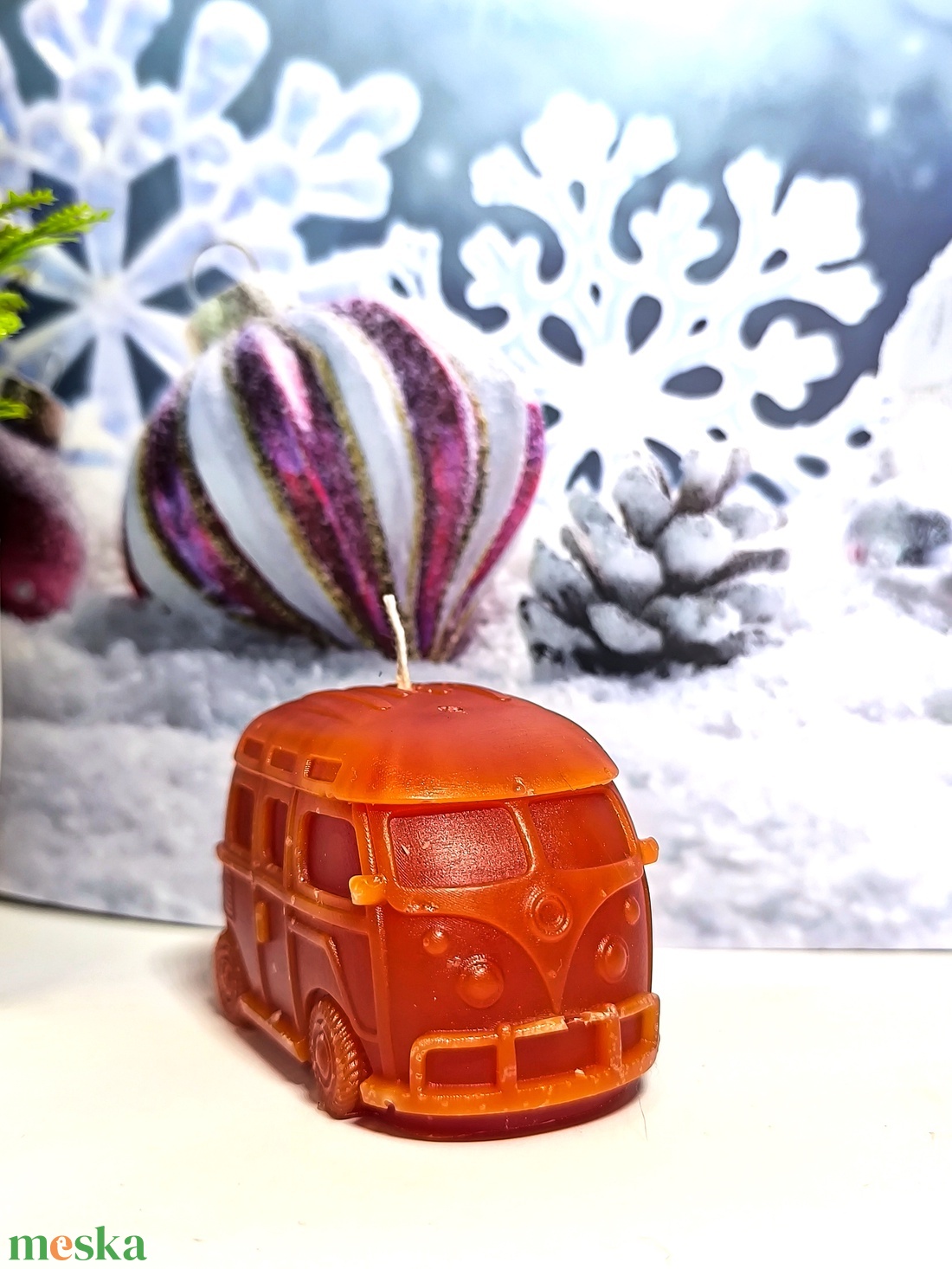 Volkswagen T1 kisbusz gyertya - otthon & életmód - gyertya, illat, aroma - gyertya - Meska.hu