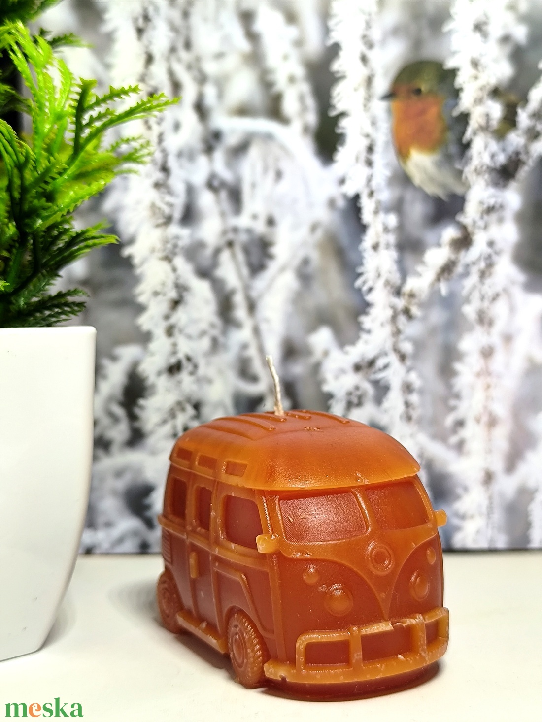 Volkswagen T1 kisbusz gyertya - otthon & életmód - gyertya, illat, aroma - gyertya - Meska.hu