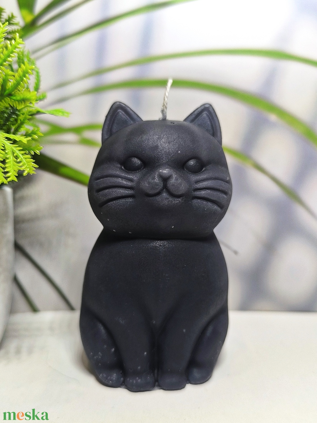 Cica gyertya - otthon & életmód - gyertya, illat, aroma - gyertya - Meska.hu