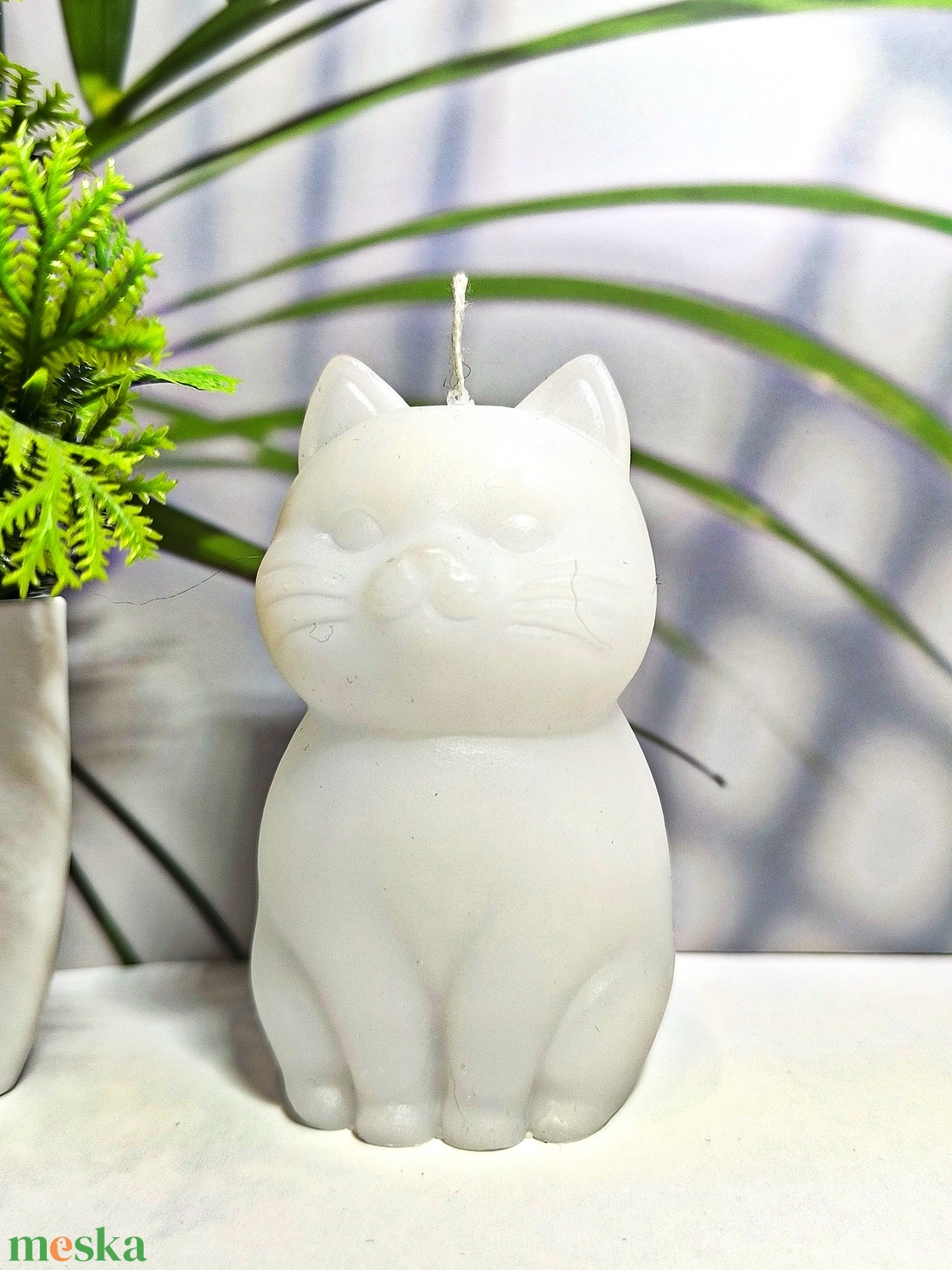 Cica gyertya - otthon & életmód - gyertya, illat, aroma - gyertya - Meska.hu