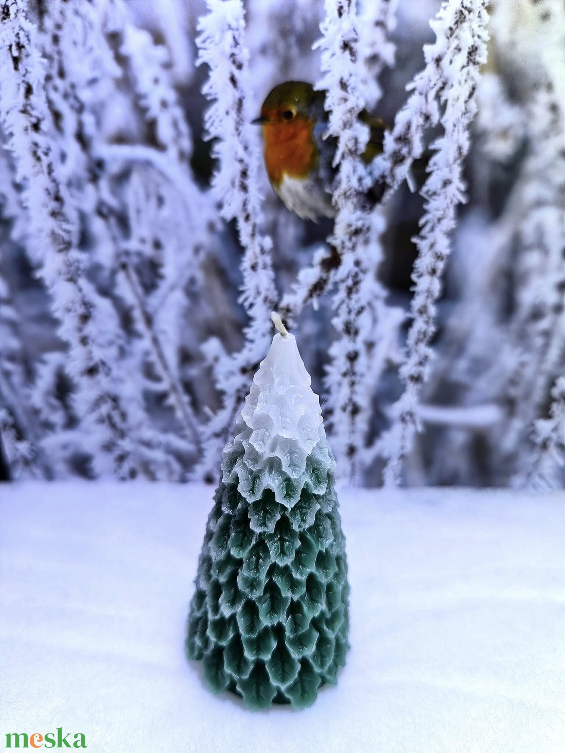 Varázslatos Magyal gyertya  Ünnepi fény minden pillanatban - otthon & életmód - gyertya, illat, aroma - gyertya - Meska.hu