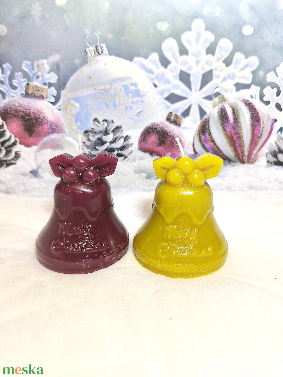 Karácsonyi Harang gyertya  Harangszó és gyertyaláng - otthon & életmód - gyertya, illat, aroma - gyertya - Meska.hu