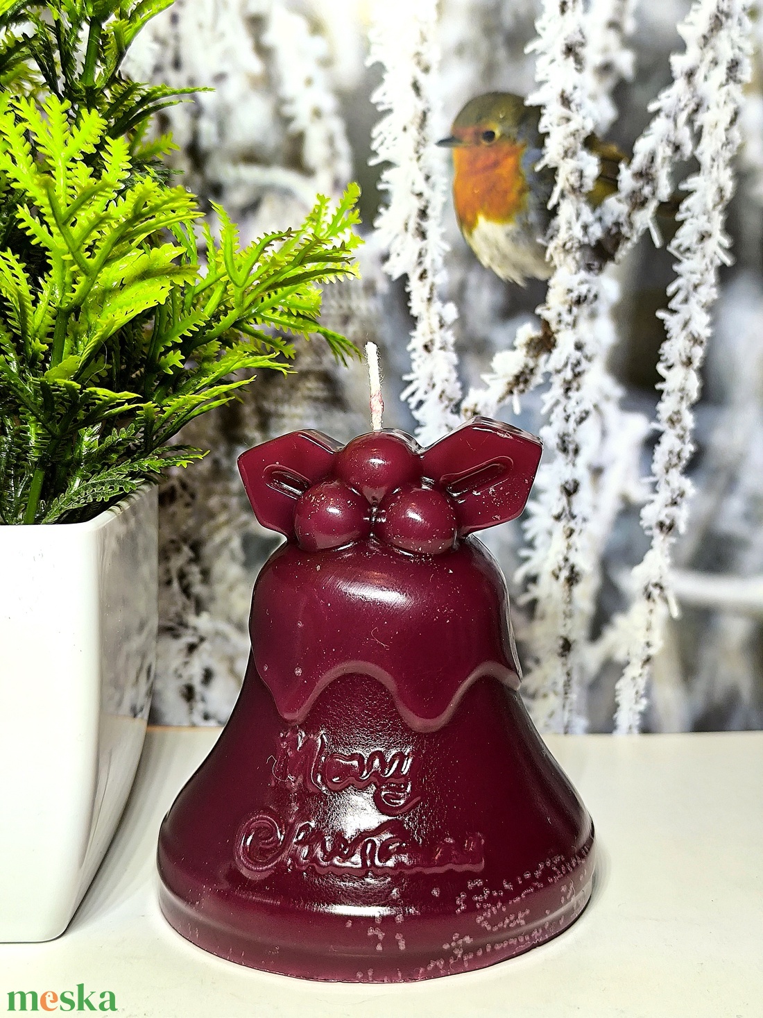 Karácsonyi Harang gyertya  Harangszó és gyertyaláng - otthon & életmód - gyertya, illat, aroma - gyertya - Meska.hu