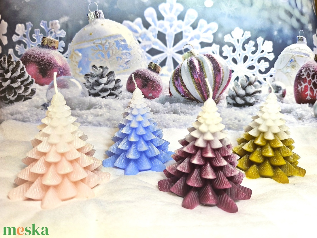 Fenyő gyertya  Az ünnep meghitt fénye - otthon & életmód - gyertya, illat, aroma - gyertya - Meska.hu