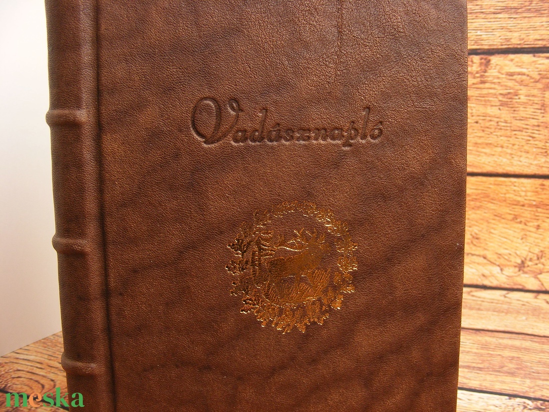 Névre szóló vadásznapló, valódi bőr napló vadászoknak, kézzel fűzött valódi bőr könyv névvel - otthon & lakás - papír írószer - jegyzetfüzet & napló - Meska.hu