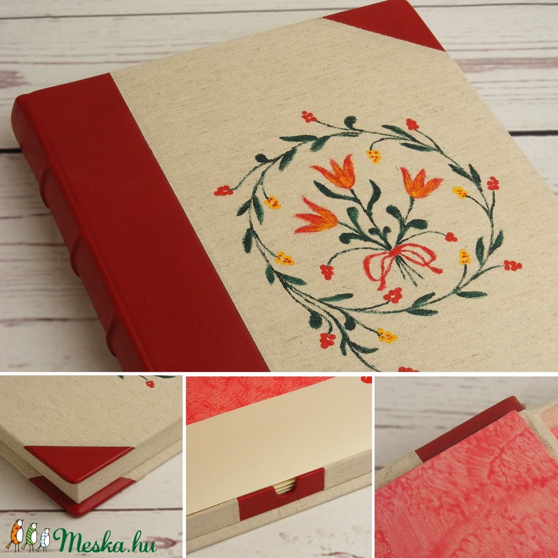 Dobozok íróasztalra, 2 db-os szett, nőknek. Levélpapírok, boríték és névjegykártya tárolására, ajándék papírokkal - otthon & életmód - tárolás & rendszerezés - íróasztali tároló - Meska.hu