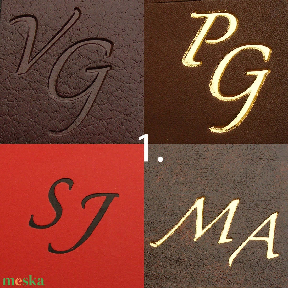 Aranyozáshoz (vaknyomáshoz) választható betűtípusok - 3+1 - otthon & életmód - papír, írószer - naptár & tervező - Meska.hu