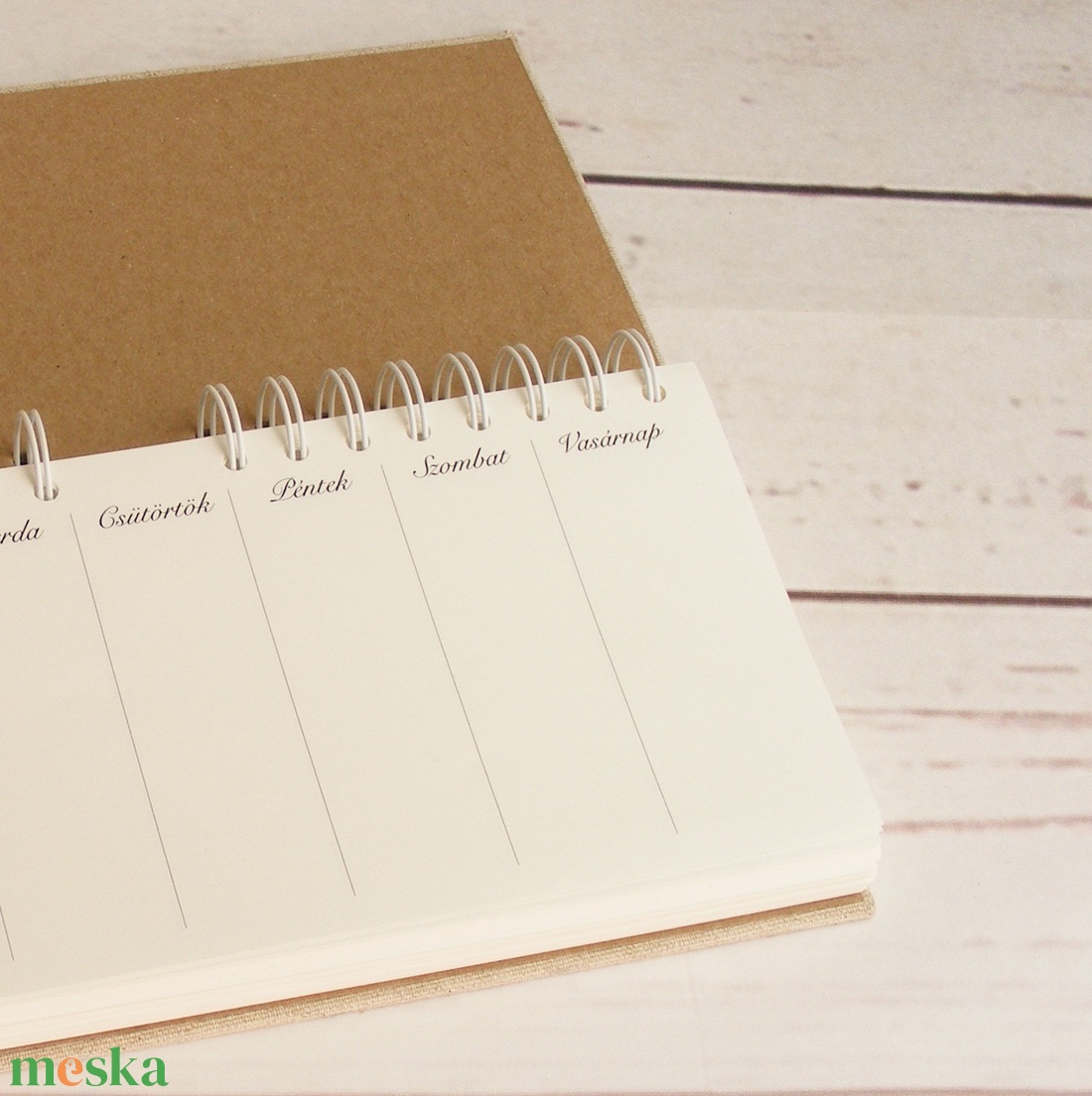 Cicás heti tervező, egyszerű spirálozott napló elöl-hátul cicákkal, egy oldal egy hét, két évre szóló macskás naptár - otthon & életmód - papír, írószer - naptár & tervező - Meska.hu