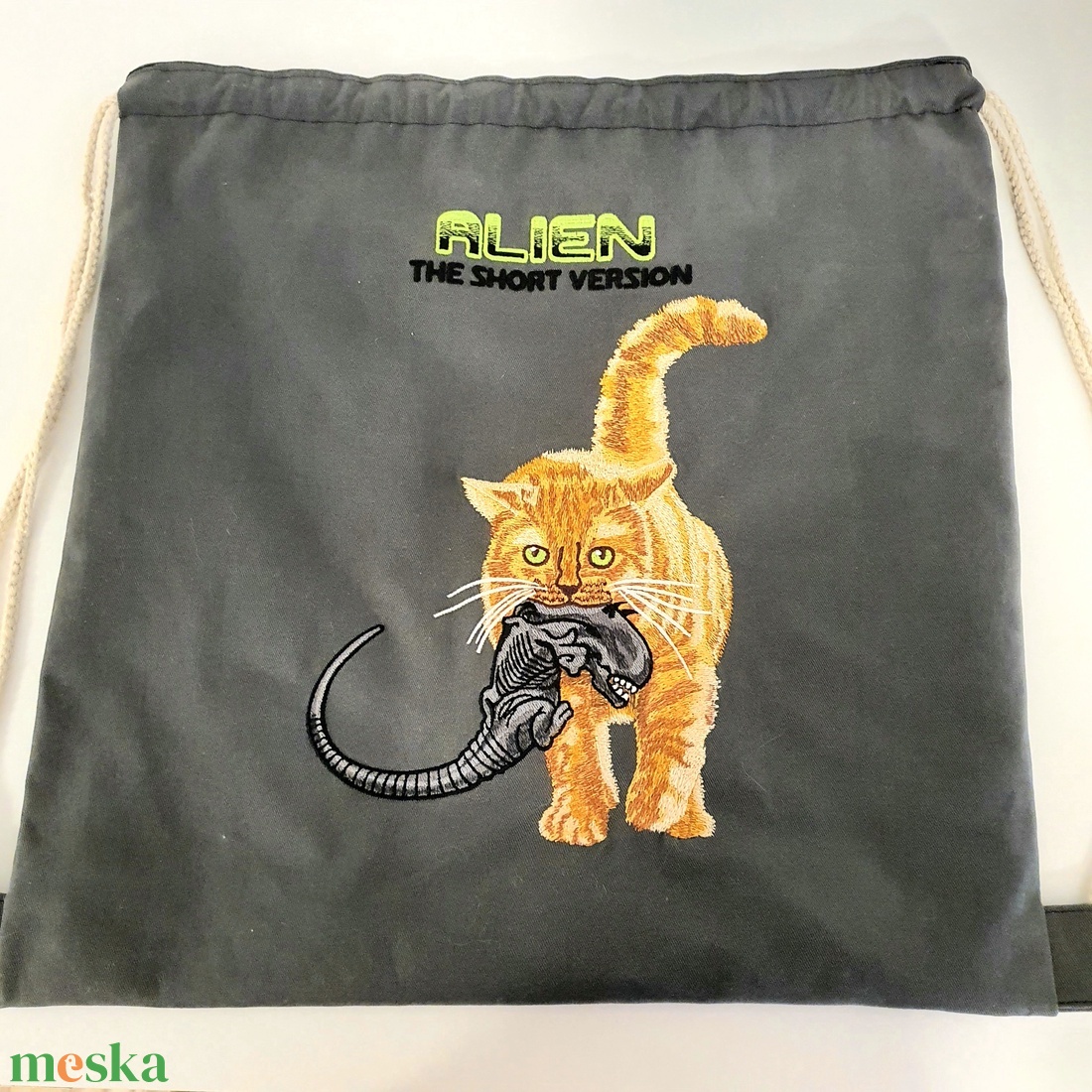 Alien gymbag, tornazsák - táska & tok - hátizsák - tornazsák, gymbag - Meska.hu Alien gymbag, tornazsák - táska & tok - hátizsák - tornazsák, gymbag - Meska.hu