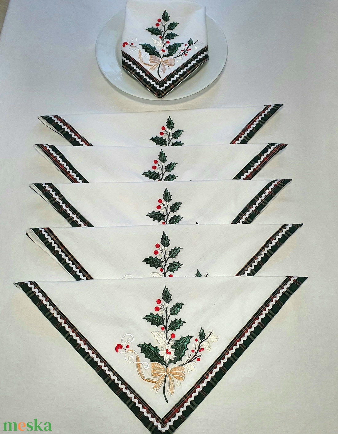 Ünnepi szalvéta készlet - otthon & életmód - konyhafelszerelés, tálalás - konyhai textil - szalvéta - Meska.hu Ünnepi szalvéta készlet - otthon & életmód - konyhafelszerelés, tálalás - konyhai textil - szalvéta - Meska.hu