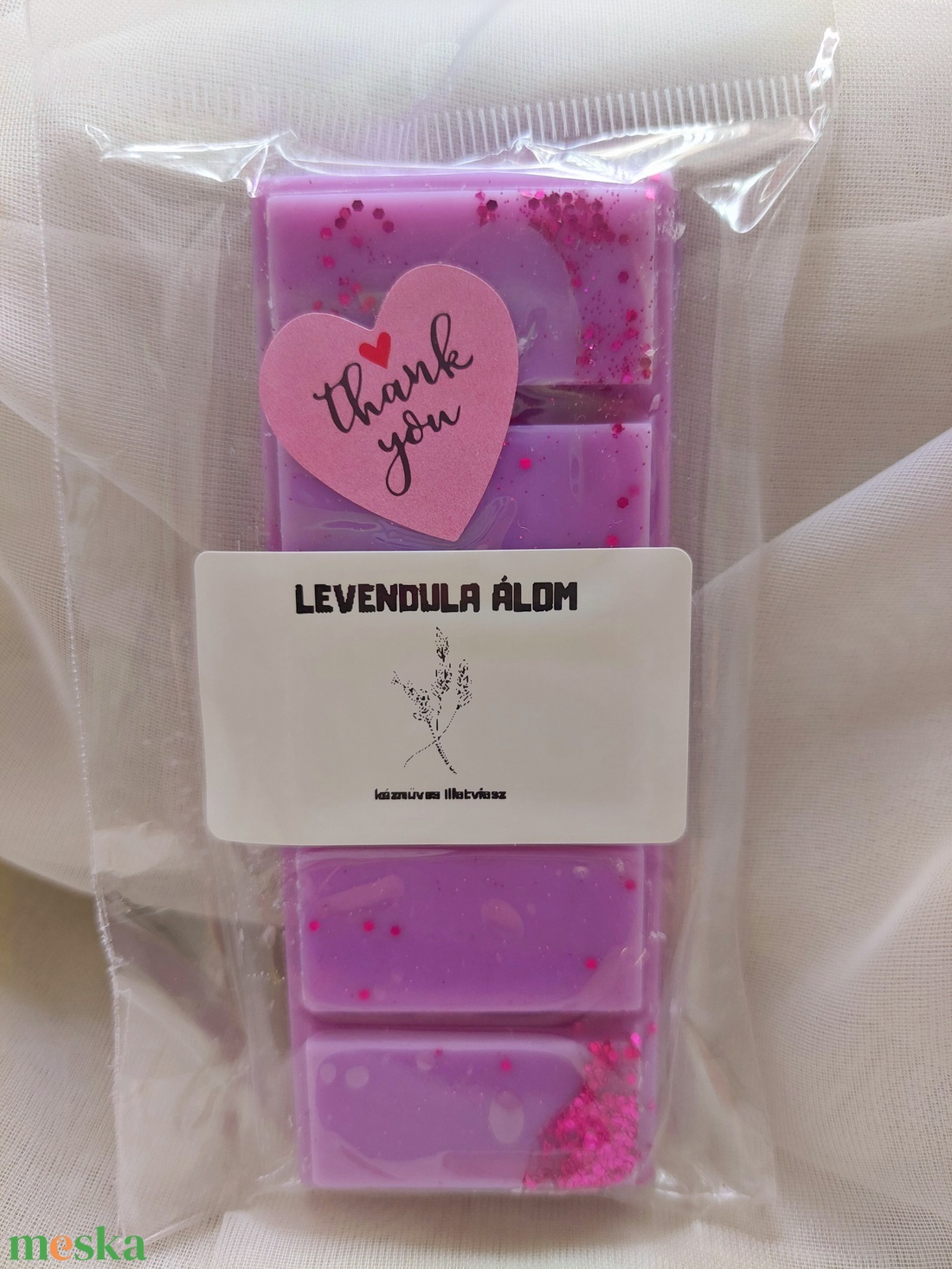  Törhető Illatviasz Levendula illatban - otthon & életmód - gyertya, illat, aroma - illatviasz - Meska.hu