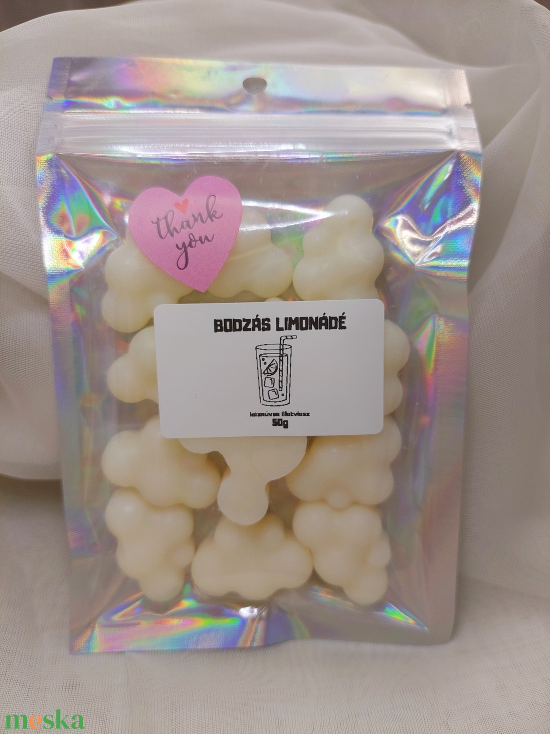 Bodzás Limonádé illatviasz - otthon & életmód - gyertya, illat, aroma - illatviasz - Meska.hu