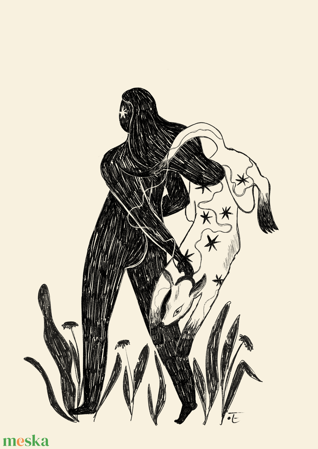Elvándorló II - művészet - grafika & illusztráció - digitális - Meska.hu