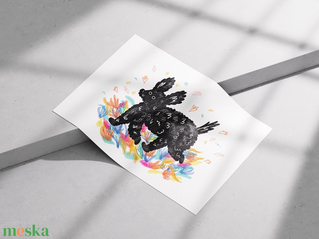 Puli illusztráció - művészet - grafika & illusztráció - digitális - Meska.hu