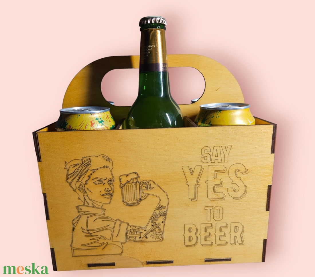 Egyedi sörtartó, sörösrekesz - táska & tok - kosár - Meska.hu