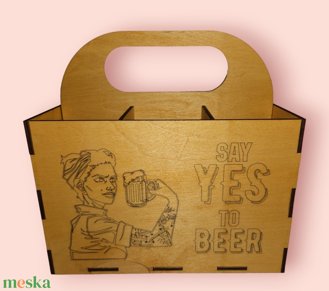 Egyedi sörtartó, sörösrekesz - táska & tok - kosár - Meska.hu