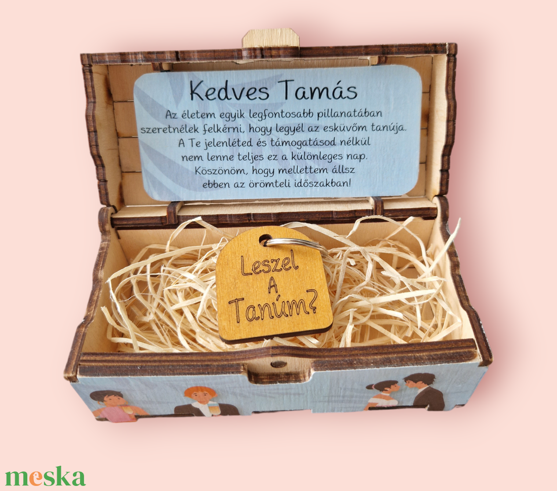 Esküvői tanú felkérő ajándék - esküvő - meghívó & kártya - tanú felkérő - Meska.hu