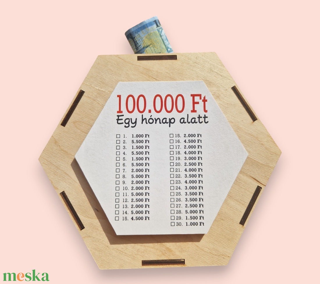 Pénzgyűjtő doboz, százezer forint egy hónap alatt - otthon & életmód - dekoráció - asztal és polc dekoráció - persely - Meska.hu Pénzgyűjtő doboz, százezer forint egy hónap alatt - otthon & életmód - dekoráció - asztal és polc dekoráció - persely - Meska.hu