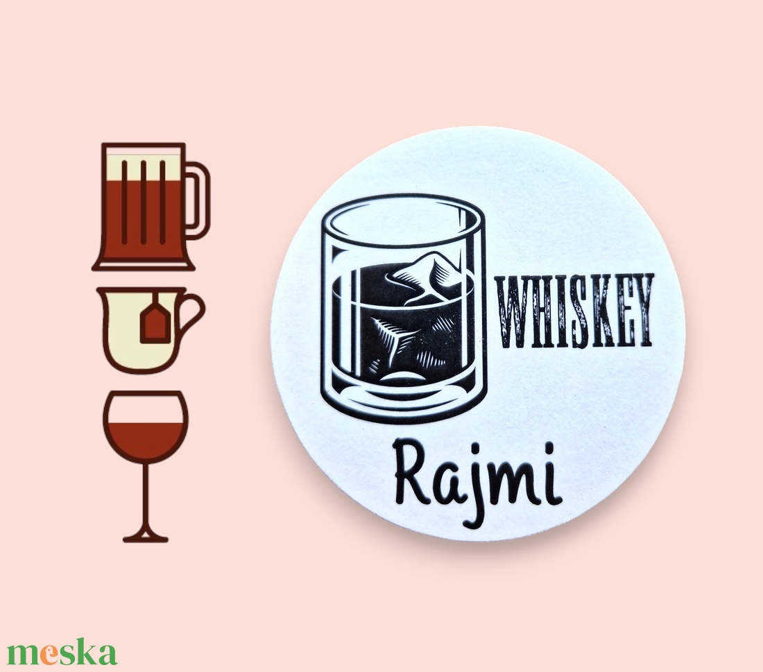 Ajándék poháralátét egyedi névvel, whiskey - otthon & életmód - konyhafelszerelés, tálalás - tálalás - tányér- és poháralátét - Meska.hu Ajándék poháralátét egyedi névvel, whiskey - otthon & életmód - konyhafelszerelés, tálalás - tálalás - tányér- és poháralátét - Meska.hu
