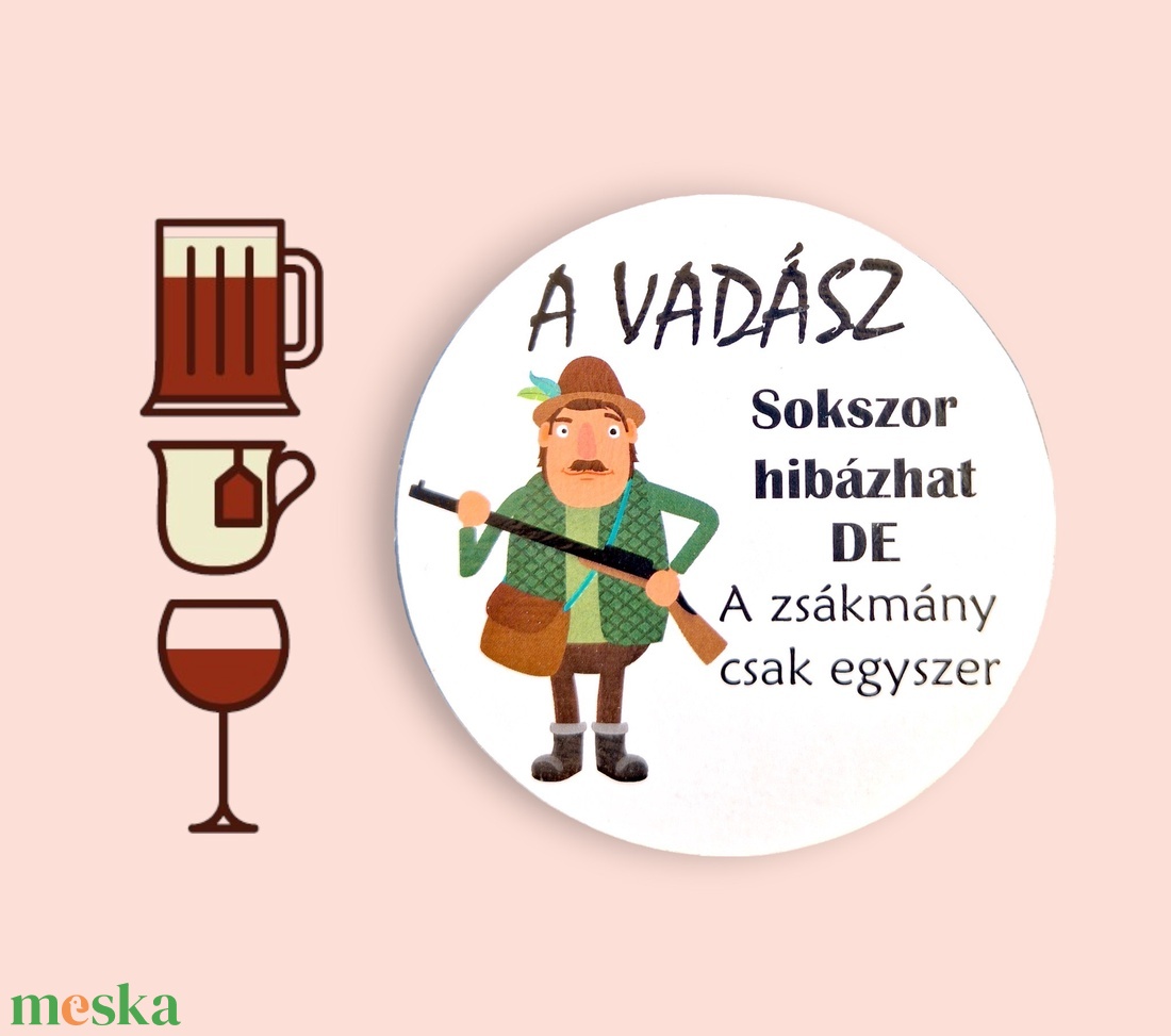 Vadász ajándék poháralátét - otthon & életmód - konyhafelszerelés, tálalás - tálalás - tányér- és poháralátét - Meska.hu Vadász ajándék poháralátét - otthon & életmód - konyhafelszerelés, tálalás - tálalás - tányér- és poháralátét - Meska.hu