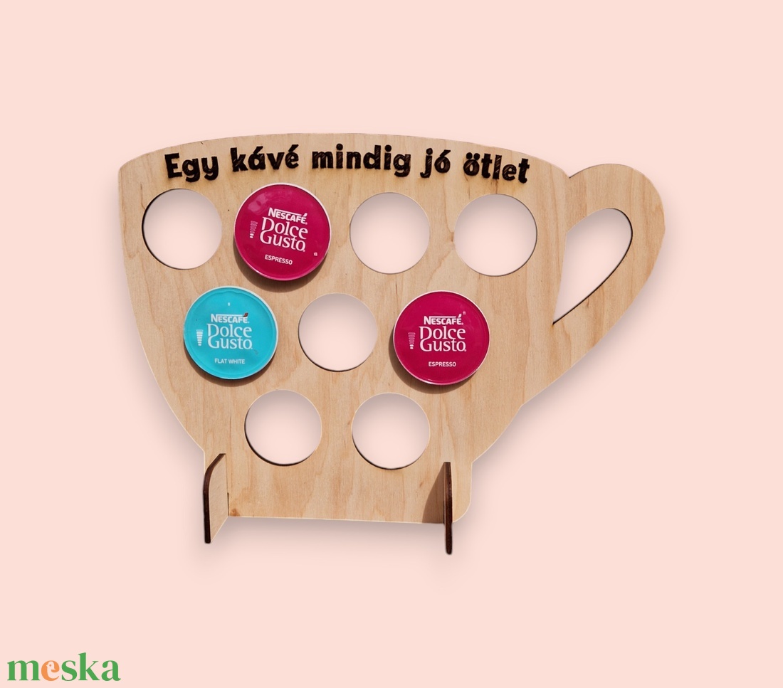 Kávékapszula tartó állvány - otthon & életmód - konyhafelszerelés, tálalás - konyhai tárolás - tea & kávé tárolás - Meska.hu