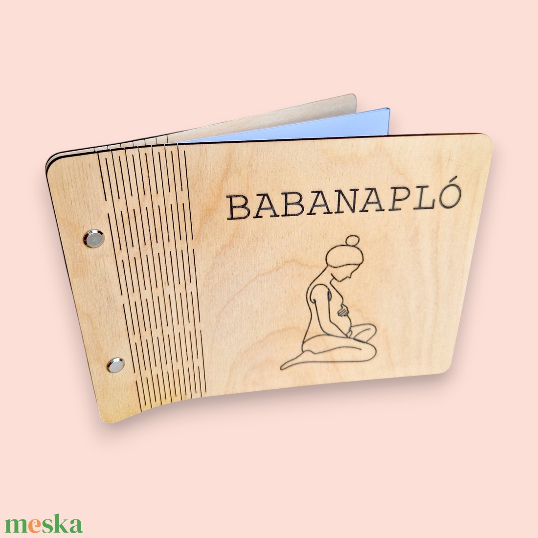 Babanapló, terhességi napló - otthon & életmód - papír, írószer - jegyzetfüzet & napló - Meska.hu