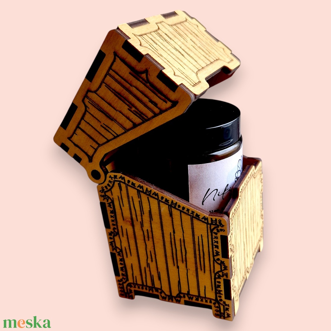 Illatgyertya születésnapra egyedi névvel - karácsony - karácsonyi lakásdekoráció - karácsonyi illatgyertya, mécses - Meska.hu