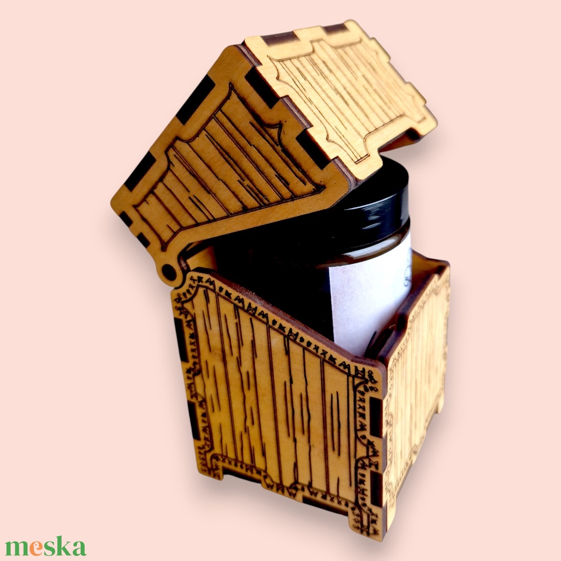 Illatgyertya egyedi névvel - karácsony - karácsonyi lakásdekoráció - karácsonyi illatgyertya, mécses - Meska.hu