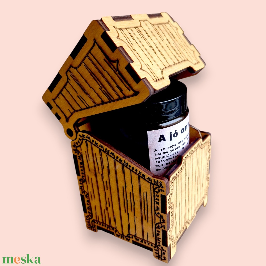 Illatgyertya ajándék anyának - karácsony - karácsonyi lakásdekoráció - karácsonyi illatgyertya, mécses - Meska.hu