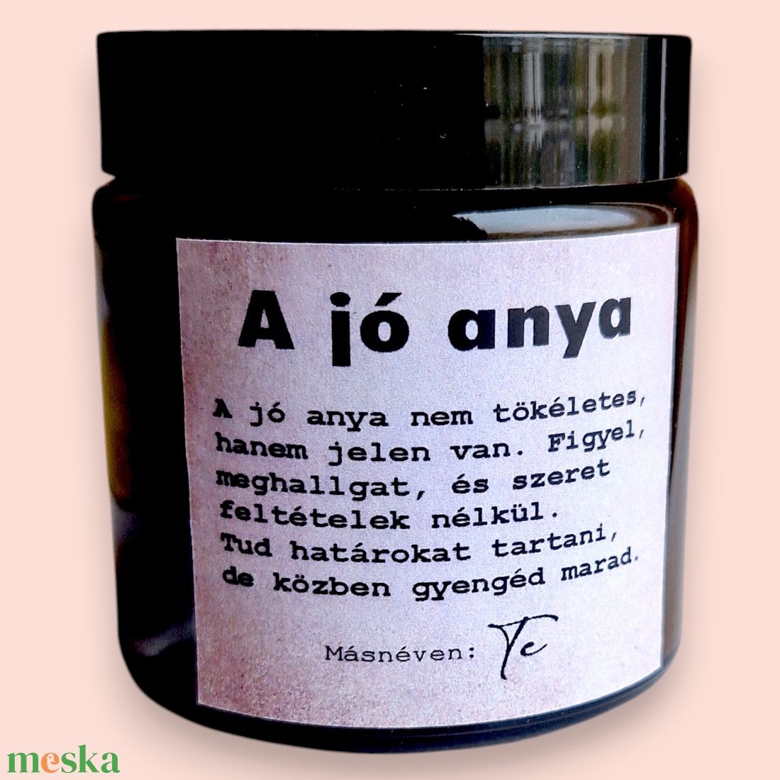 Illatgyertya ajándék anyának - karácsony - karácsonyi lakásdekoráció - karácsonyi illatgyertya, mécses - Meska.hu