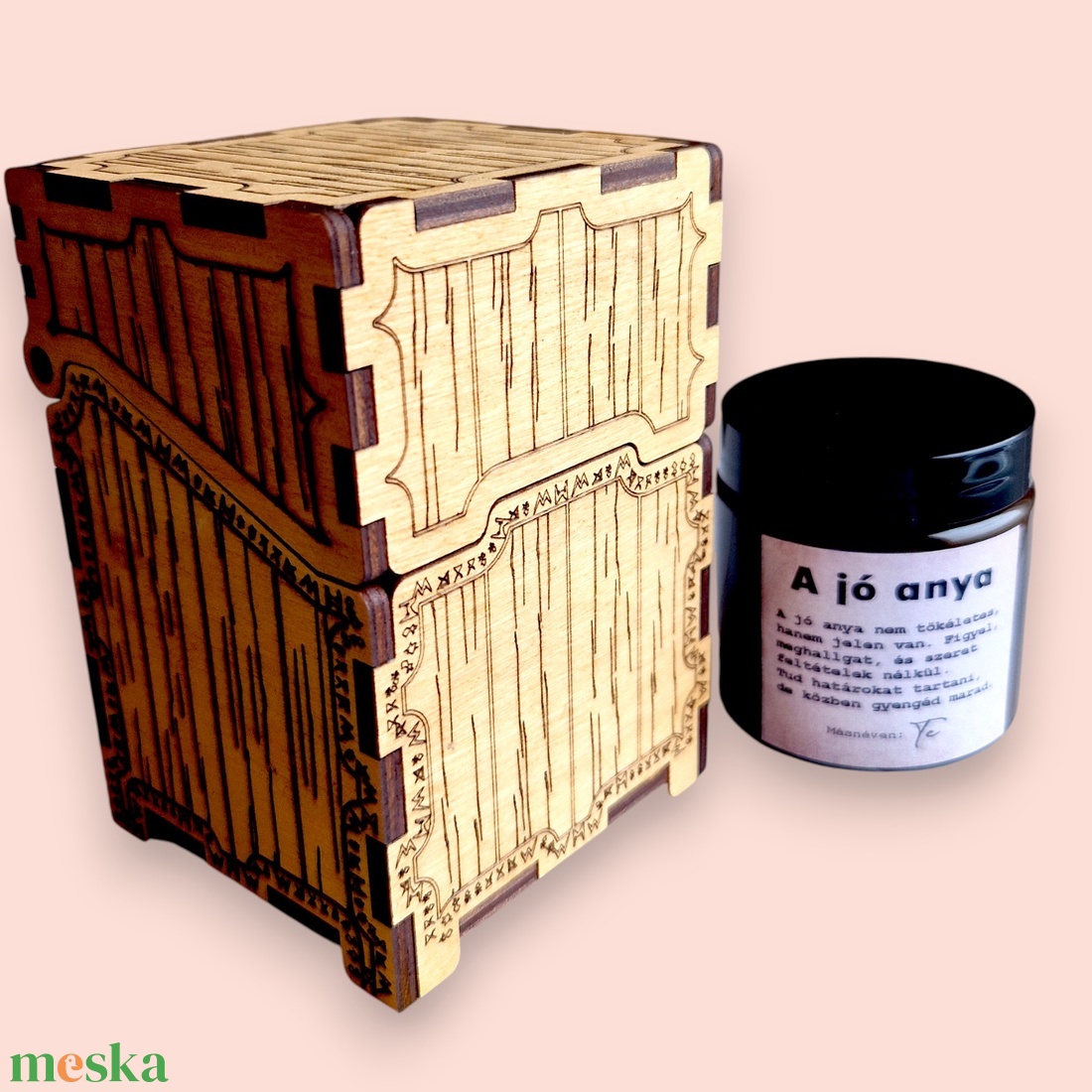 Illatgyertya ajándék anyának - karácsony - karácsonyi lakásdekoráció - karácsonyi illatgyertya, mécses - Meska.hu