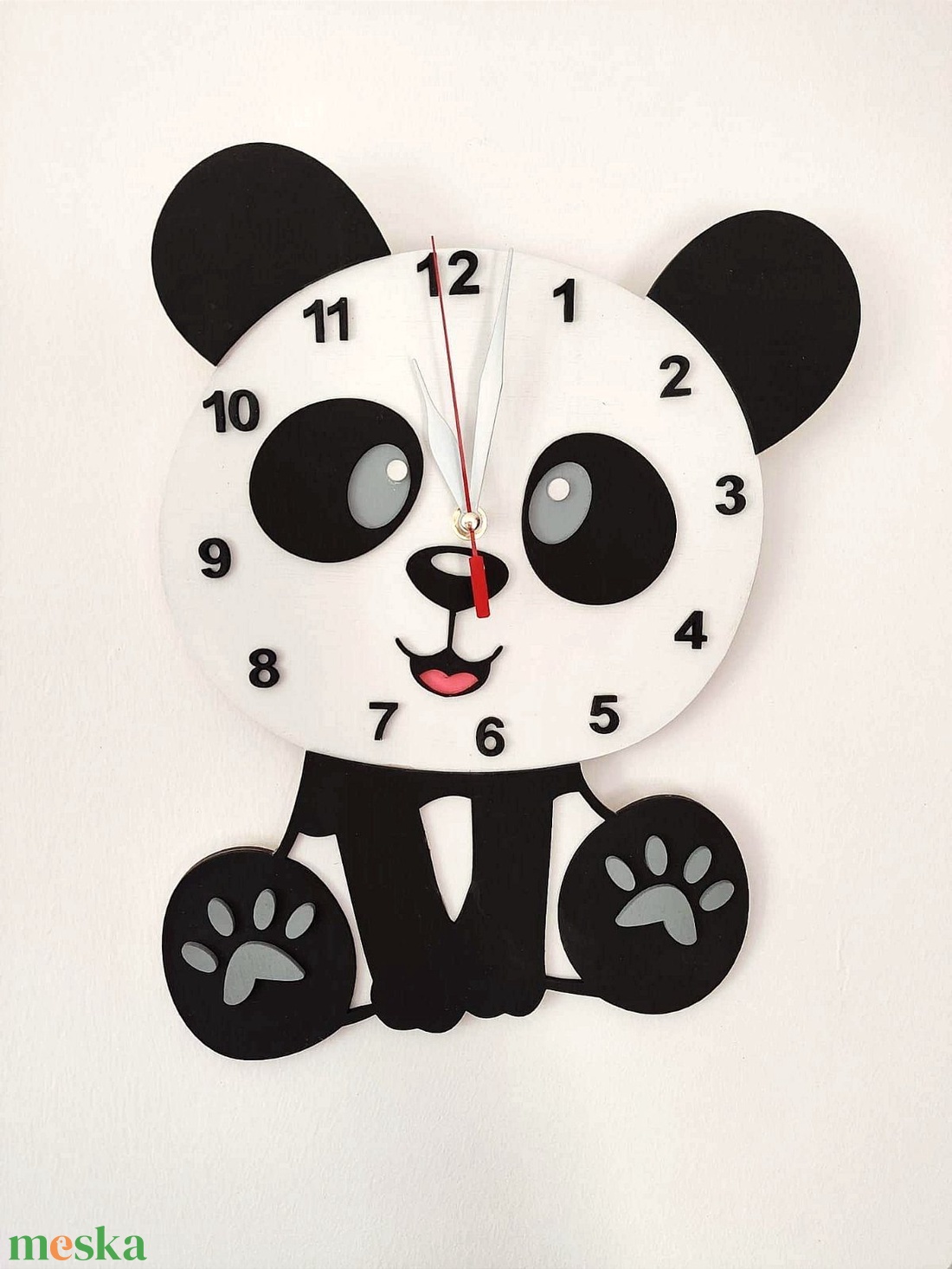 Panda maci falióra - otthon & életmód - dekoráció - fali és függő dekoráció - falióra & óra - Meska.hu Panda maci falióra - otthon & életmód - dekoráció - fali és függő dekoráció - falióra & óra - Meska.hu