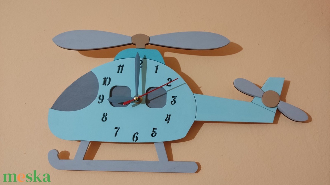 Helikopter falióra - otthon & életmód - dekoráció - fali és függő dekoráció - falióra & óra - Meska.hu Helikopter falióra - otthon & életmód - dekoráció - fali és függő dekoráció - falióra & óra - Meska.hu